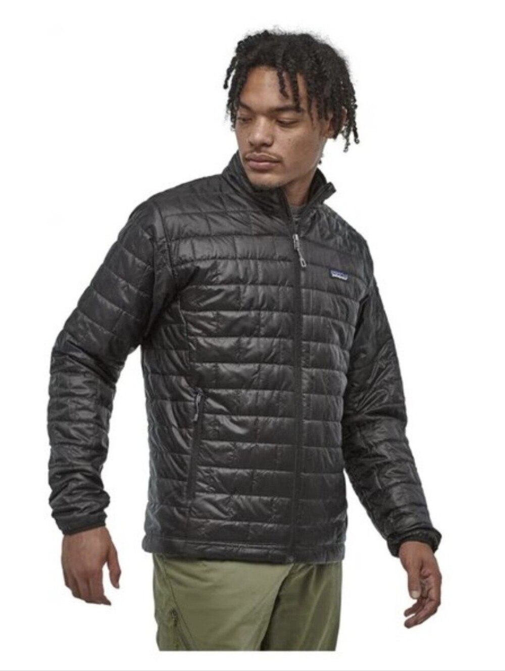 Patagonia Men's Lightweight Puffer Jacket, US S, Black